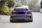 Карбоновый обвес для Tesla Model Y 2024+ тесла Губа бампера Капот Накладки на воздухозаборники юбки Расширители арок