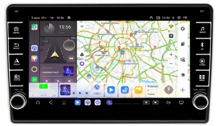 Магнитола для Hyundai H1 / Grand Starex 2007-2015 - Kuberg OL-9767 (кнопки и крутилки) Android 13, Быстрая, CarPlay, 4G SIM-слот