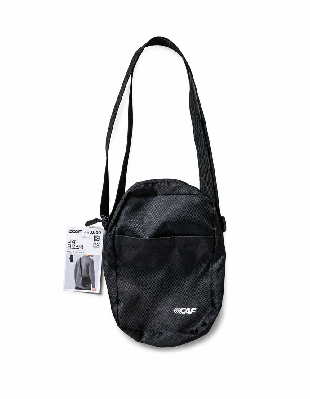 Сумка через плечо LeCaf Square Crossbody Bag Black