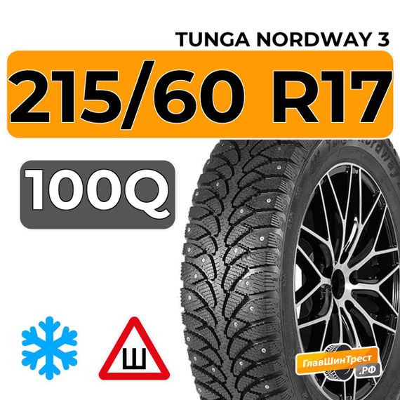 Tunga Nordway 3 215/60 R17 100Q XL шип.