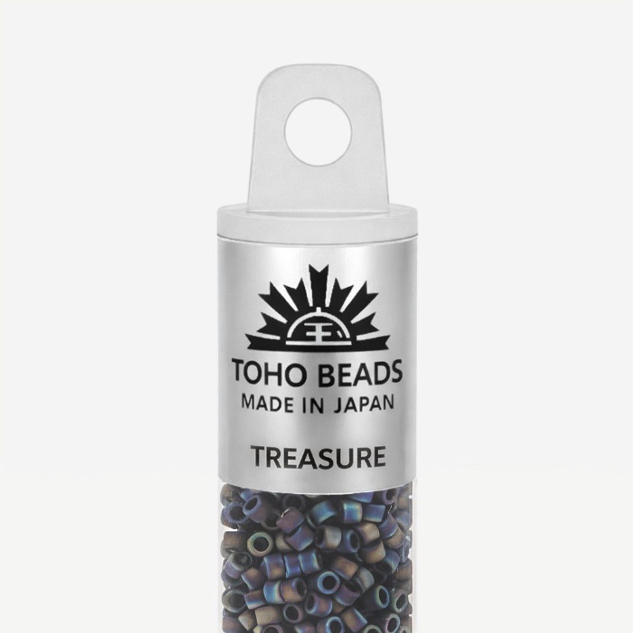 Японский бисер TOHO Treasure (№86F), металлизированный, непрозрачный матовый