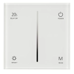 Панель SMART-P36-DIM-IN White (230V, 1.2A, TRIAC, Sens, 2.4G) (Arlight, IP20 Пластик, 5 лет)