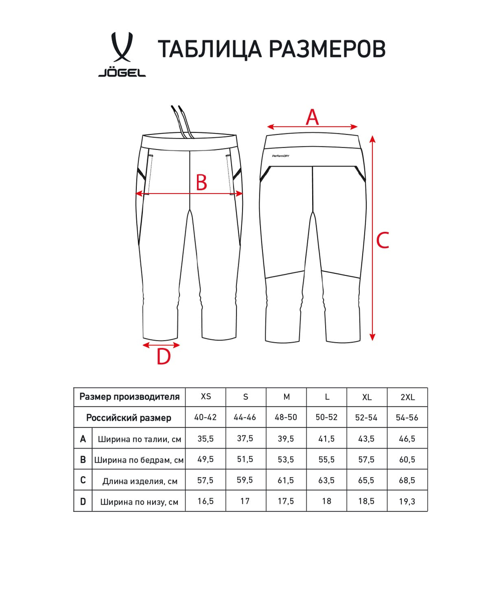 Брюки тренировочные DIVISION PerFormDRY Pro Training Pants 3/4, темно-синий