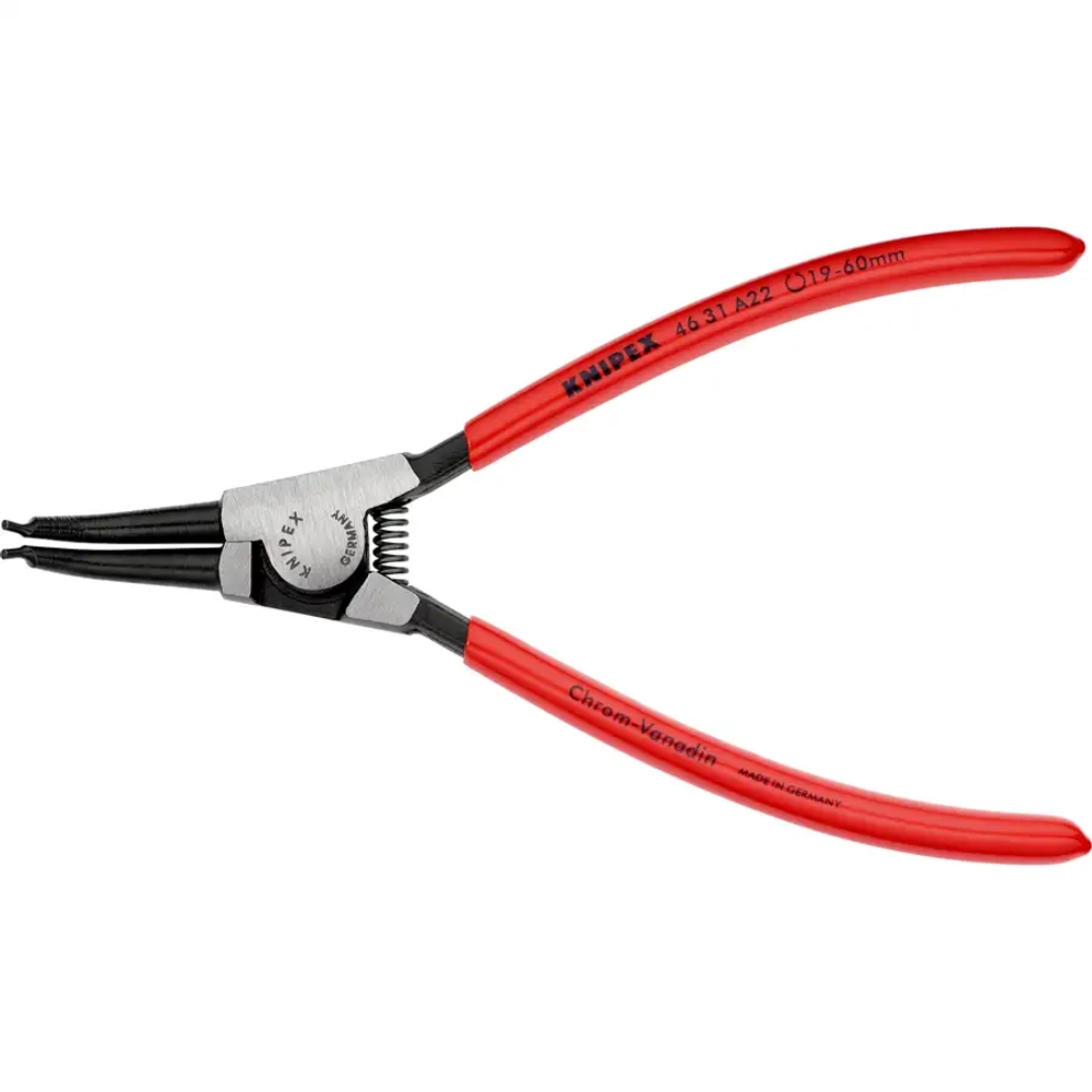Щипцы для стопорных колец черненые 185 мм Knipex 46 31 A22