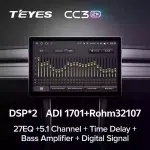 Магнитола для Jeep Cherokee 2014+ - Teyes CC3-2K монитор 13", QLED+2K, Android 10, Быстрая, 4G SIM-слот, CarPlay