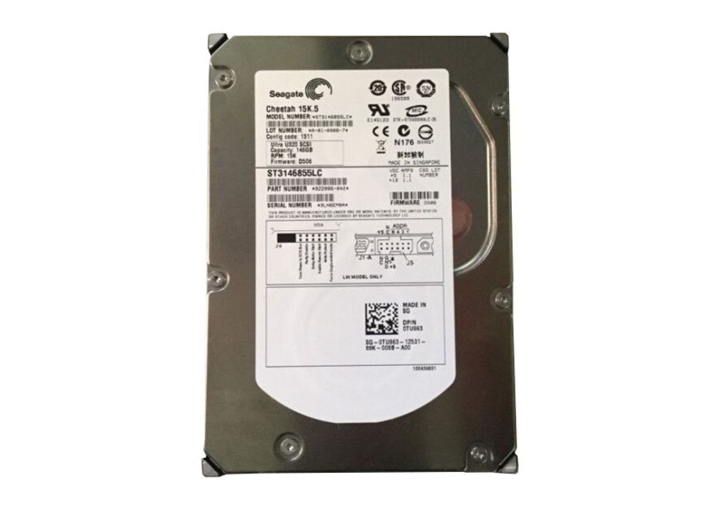 Жесткий диск Seagate Cheetah 15K.5 SCSI (146.8GB/15K/16MB/U320/80pin) ST3146855LC