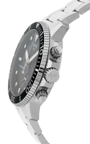 Мужские  часы для дайвинга Tissot T120.417.11.051.00 вид сбоку