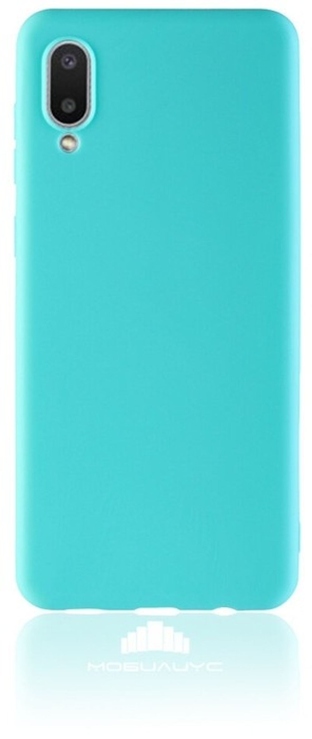 Накладка для Samsung Galaxy A02 Silicone cover бирюзовая