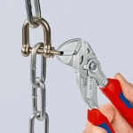 Клещи переставные-гаечный ключ хромированные 180 мм Knipex 86 05 180 SB