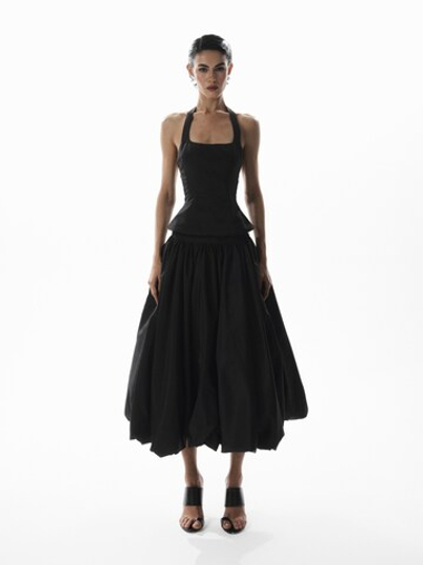 «Coquette Tie-Back Top» Топ из тафты с открытой спиной.