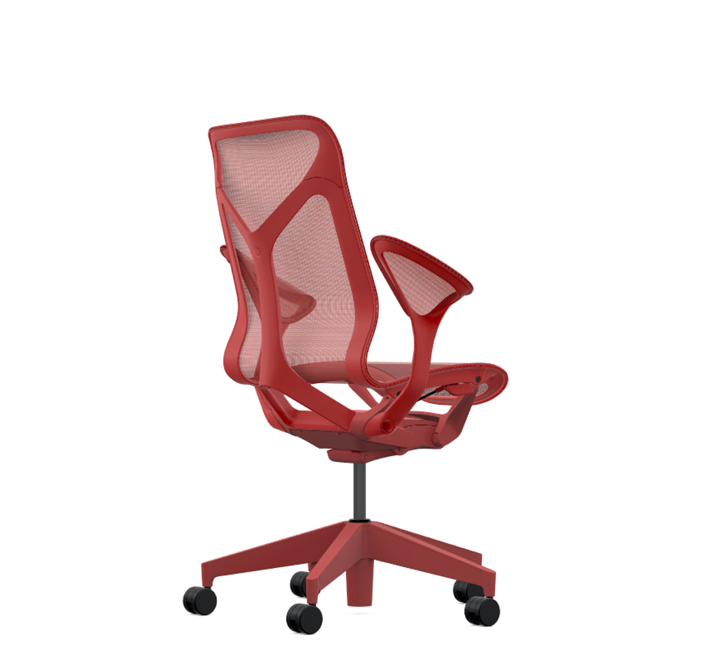 Кресло Herman Miller Cosm, средняя спинка, цвет Canyon, подлокотники «лепестки» (Leaf)