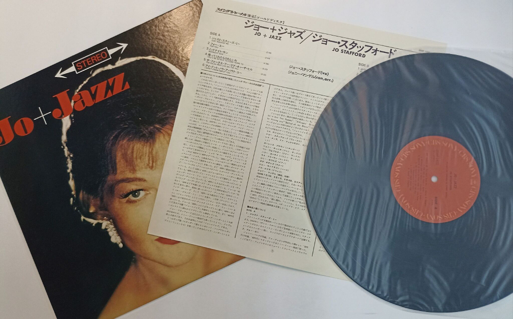 Винтажная виниловая пластинка LP Jo Stafford Jo Jazz (Japan 1979)
