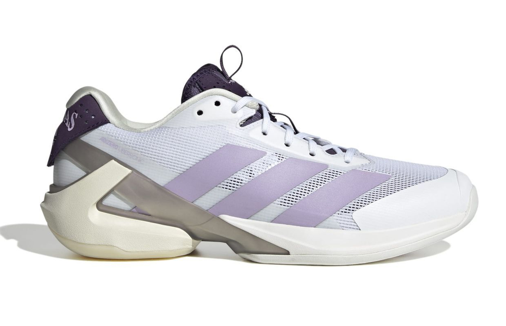 Женские Кроссовки теннисные Adidas Adizero Ubersonic 5 W - cloud white/powder plum/aurora plum