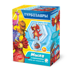 Мыло с картинкой 2в1 "Турбозавры. Сирена" (Фантазер)