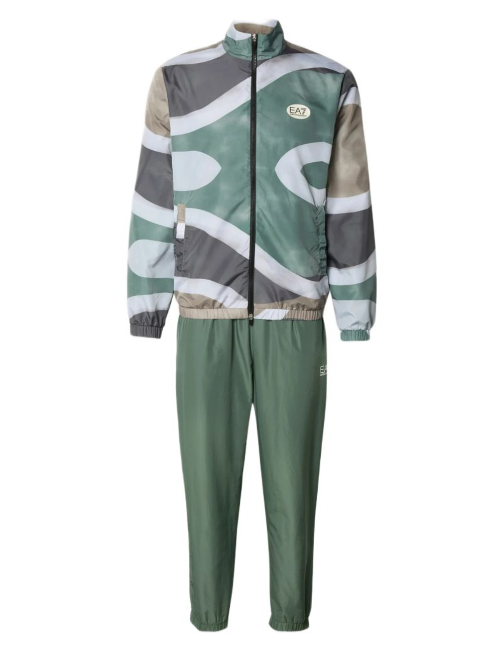 Мужской теннисный спортивный костюм EA7 Tennis Pro In Ventus7 - fancy green