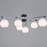 IL0638-6CSQ-24 CR BK LIBRA светильник потолочный ILLUMICO, E27х6