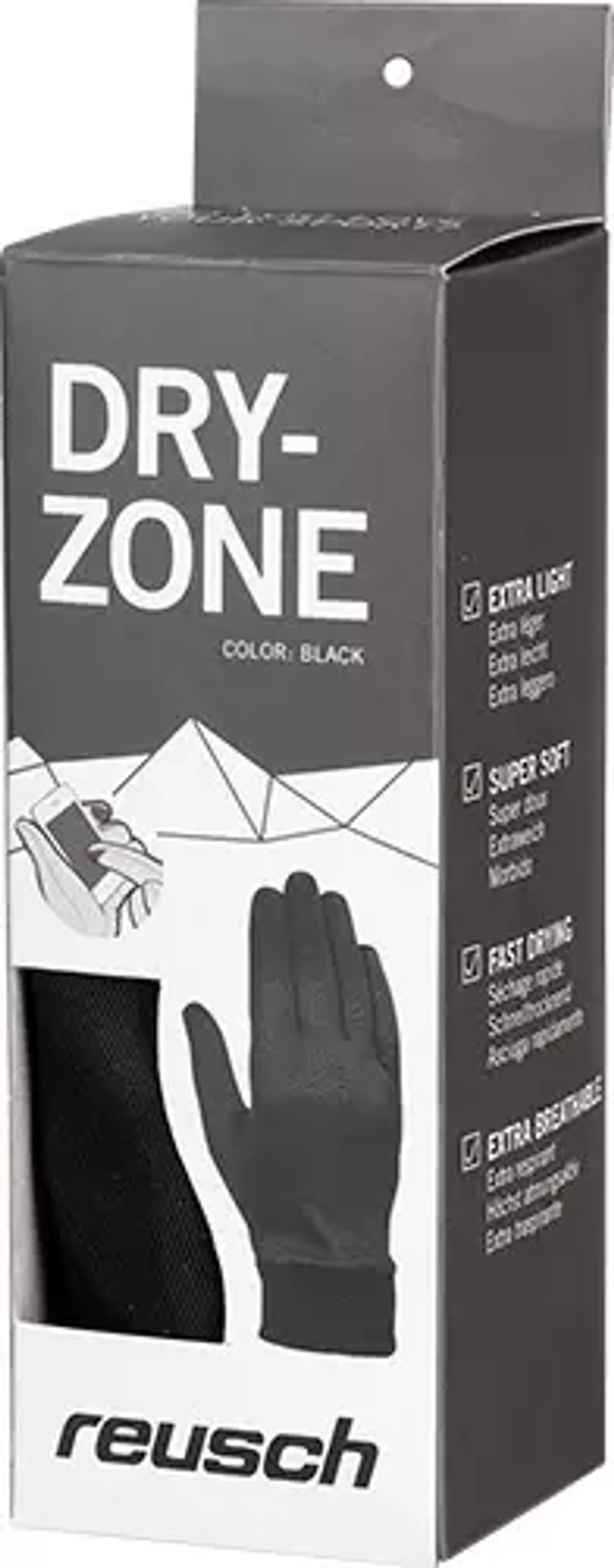 Перчатки горнолыжные REUSCH Dryzone SP Glove Black (inch (дюйм):7)