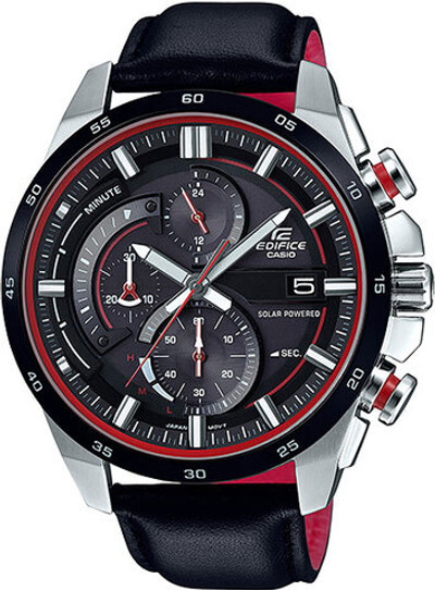 Японские наручные часы Casio Edifice EQS-600BL-1A с хронографом