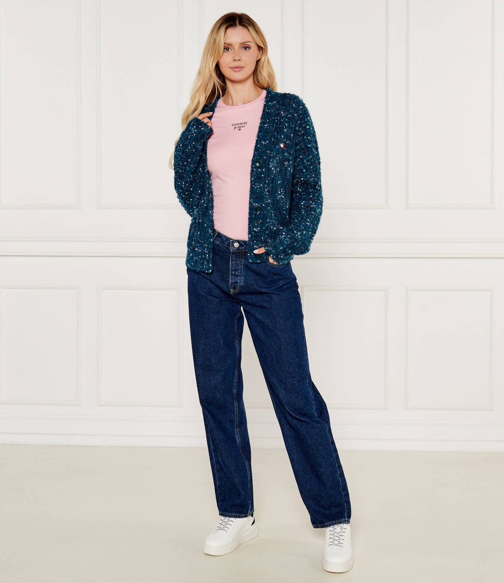 Футболка Tommy Jeans - пудро-розовый(DW0DW18800)