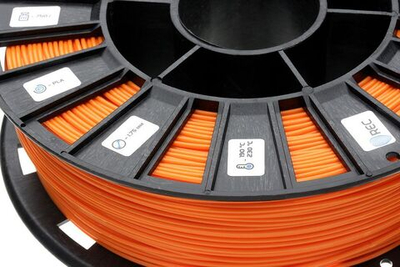 PLA пластик 1,75 для 3D принтера REC оранжевый 0,75 кг