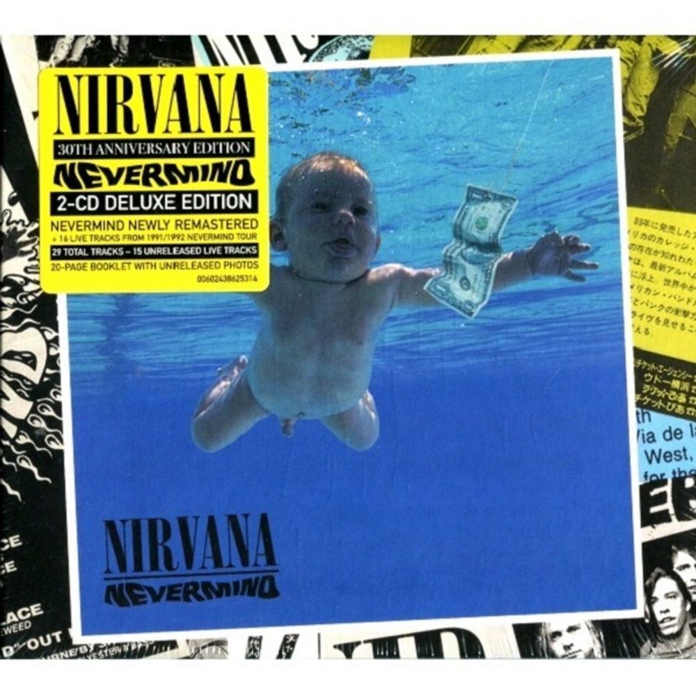 Nirvana - Nevermind (издание 2021). 2 CD (Deluxe) Нирвана. Новый запечатанный аудио CD