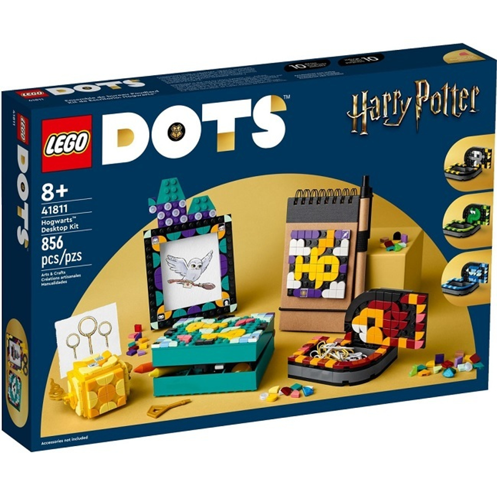 Конструктор LEGO DOTS 41811 Настольный комплект Хогвартс, 856 деталей