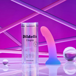 Фаллоимитатор из жидкого силикона Dildolls Utopia L - 19,5 см. (Цвет: разноцветный)