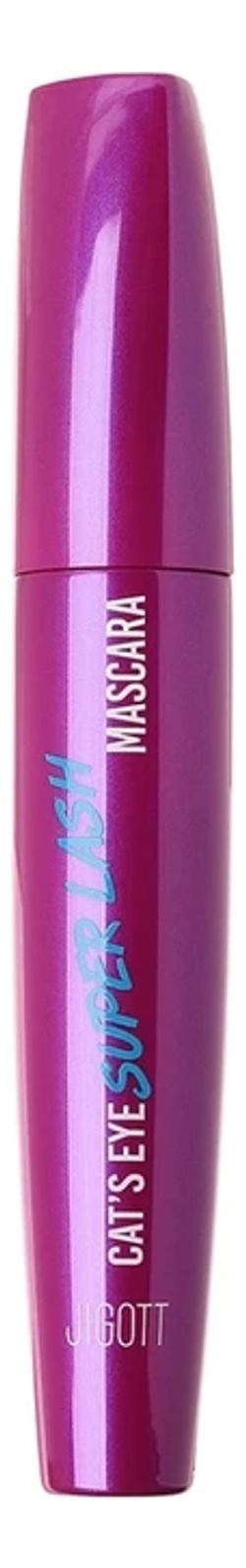 Jigott Cat's Eye Super Lash Mascara, 12g Удлиняющая тушь для ресниц 12 гр
