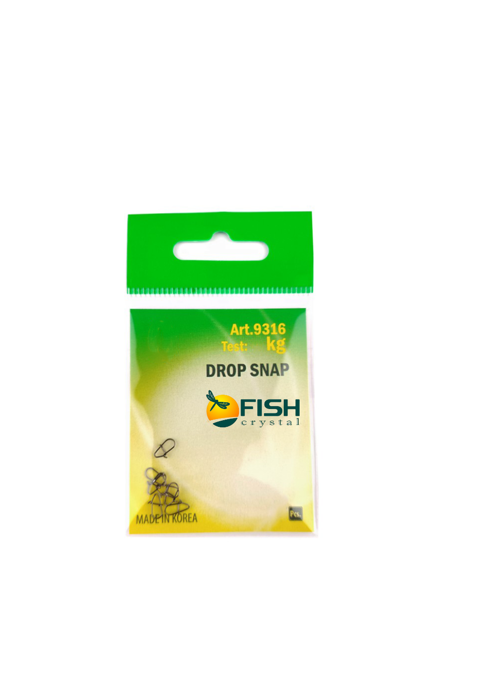 Застежка рыболовная Fish Crystal  Drop Snap 9316 №3 ( 5 упаковок )