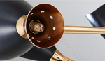 Ceiling design lamp  Duke by Delightfull (10 lampshades,  Black)