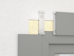 Алюминиевый наличник скрытого крепления /Ral/Tikkurila плоский 20*120*30 мм – 2 м