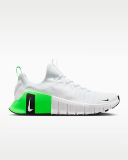 Кроссовки мужские Nike Free Metcon 6 (Бело-Зеленые) - FJ7127-107