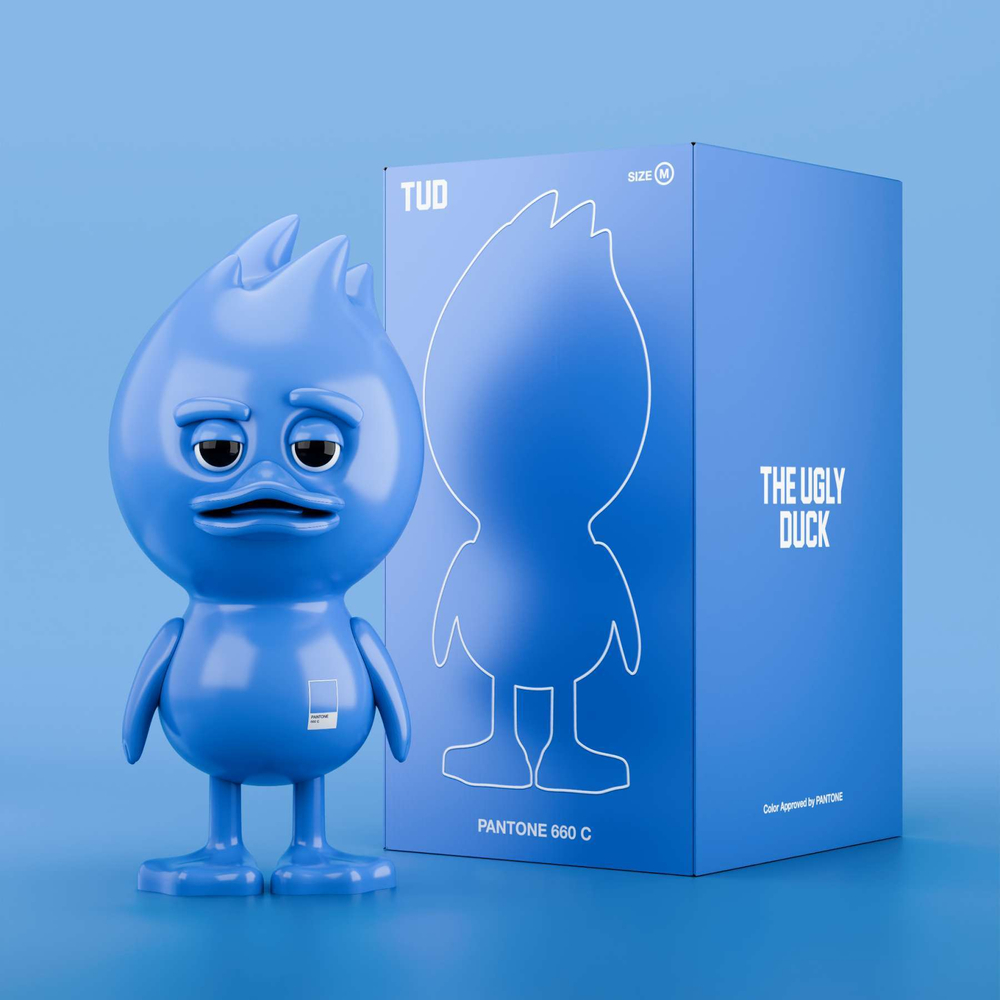 TUD TOY The Ugly Duck x PANTONE 606С СТАТУЭТКА ДЕКОРАТИВНАЯ, M