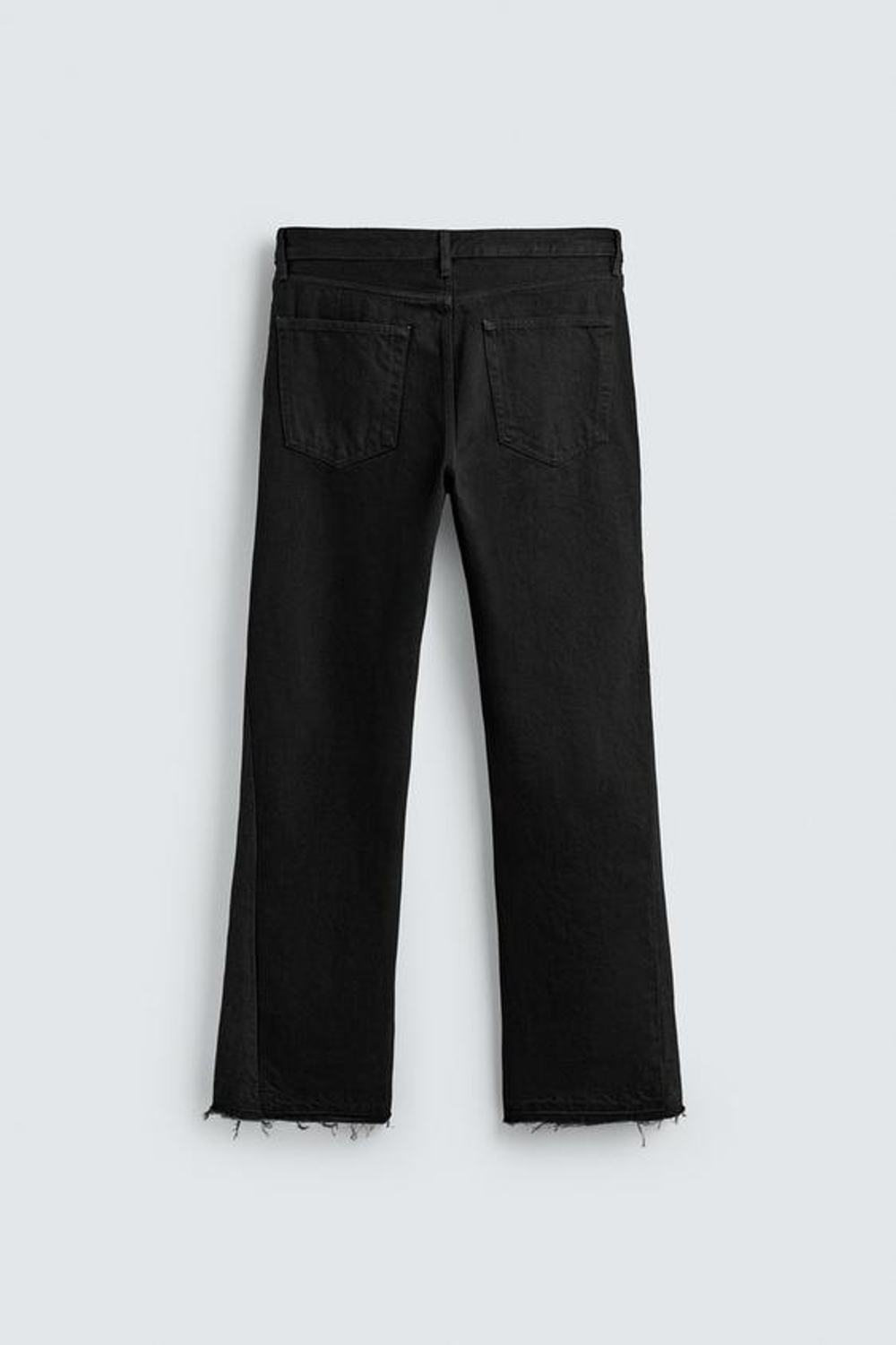 ZARA ДЖИНСЫ FLARE FIT, ЧЕРНЫЙ