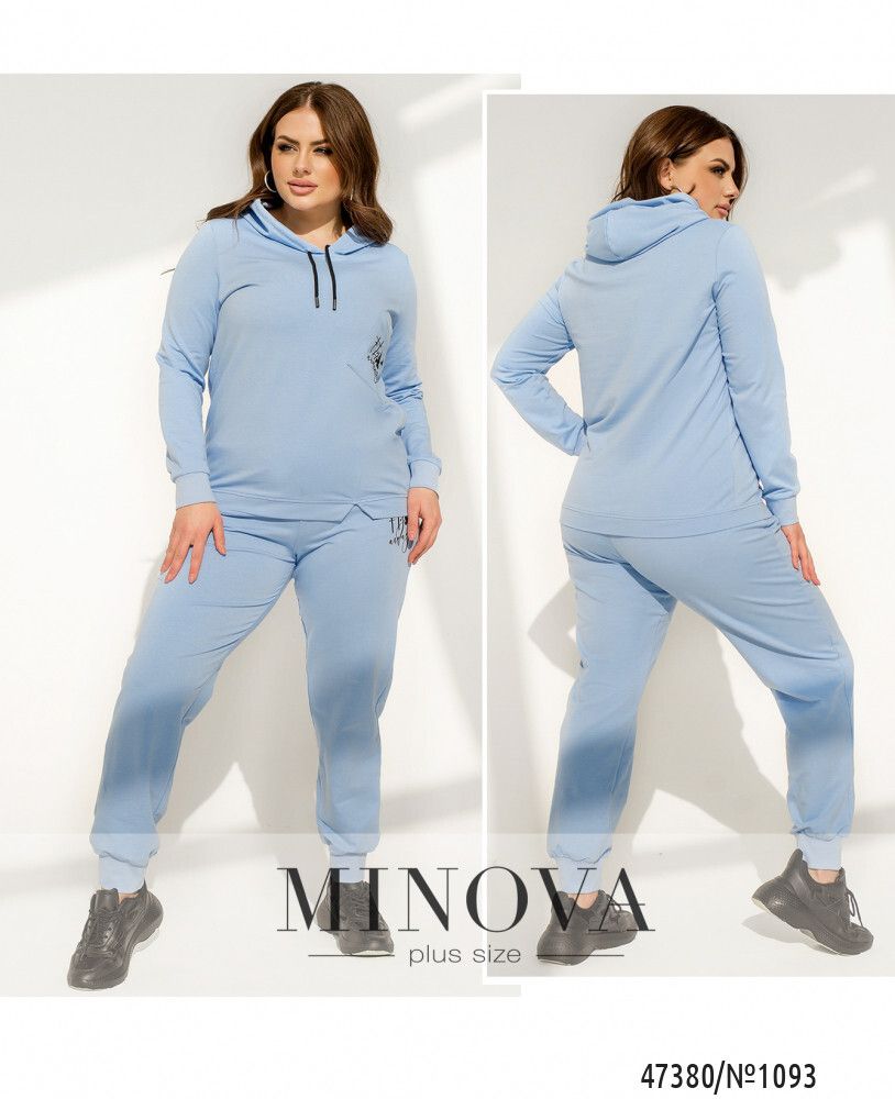 Костюм 1093-голубой Minova Костюм 1093-голубой Minova