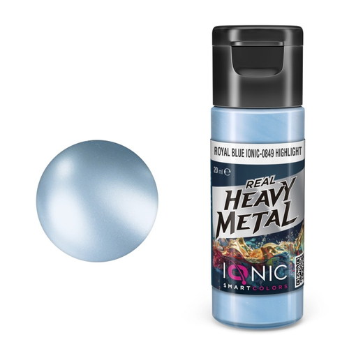 Краска Real Heavy Metal Royal Blue Highlight - IONIC Smart Colors, 20 мл