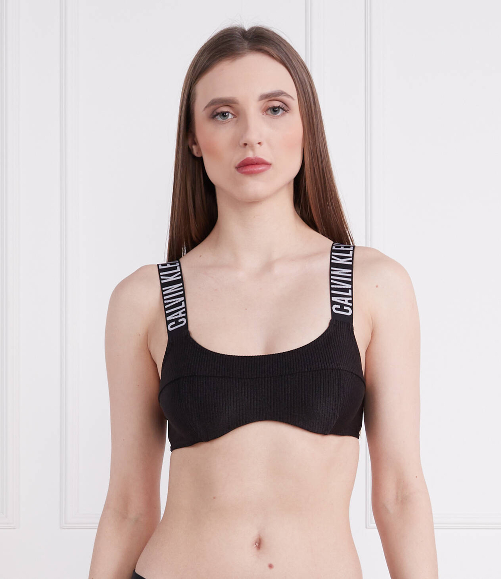 Топ бикини INTENSE POWER Calvin Klein Swimwear - черный(KW0KW01968)