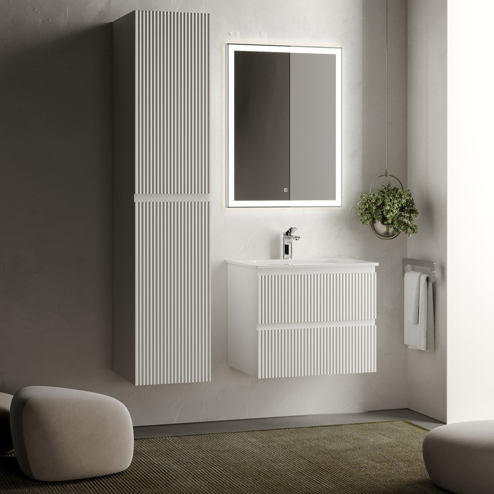 Тумба подвесная под раковину Sancos Snob R, Bianco 590х445х500, арт. SNR60W