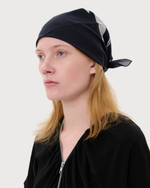 RICK OWENS DRKSHDW БАНДАНА ЧЕРНАЯ С ЛОГОТИПОМ