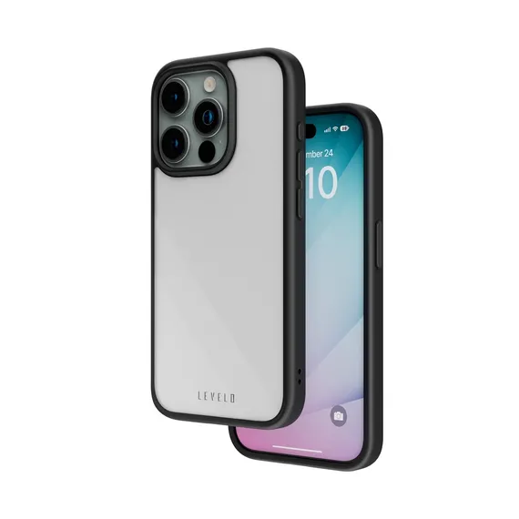 Чехол Levelo Solo Case для iPhone 15 Pro Черный