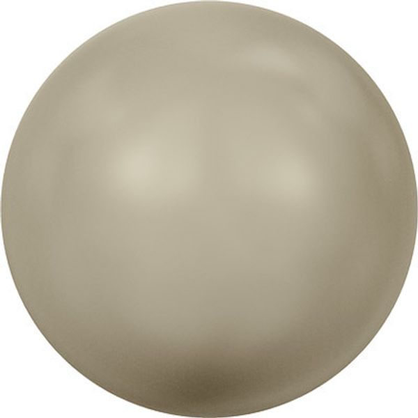 Бусины стекло (жемчуг) ⌀8 мм, 10 шт, серо-бежевый (platinum 459), 5810