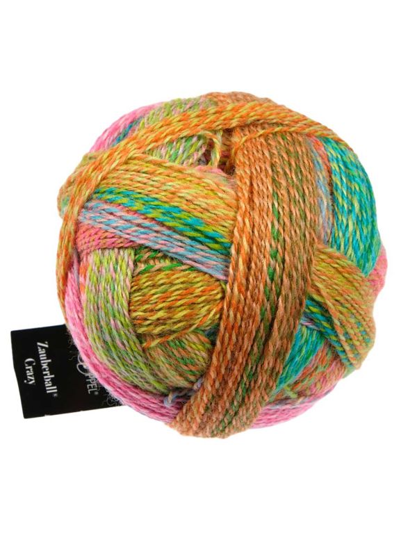 Пряжа Schoppel Crazy Zauberball / уп.5 мот. по 100 г, 420 м, 1153-2728