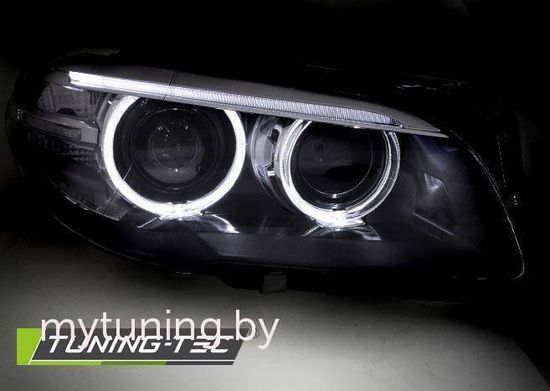Передние фары AE led black drl для BMW 5 F10 F11