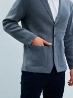 Пиджак вязаный