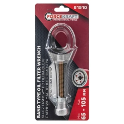 Ключ ленточный для снятия масляного фильтра (лента 360х12мм, для фильтров 65-105мм) FORCEKRAFT FK-61910