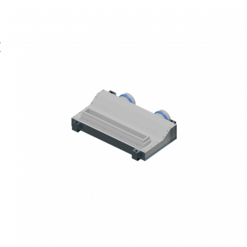 Flexag RAN-1-500-25-W щелевой диффузор с низкопрофильной КСД под натяжной потолок, белый