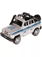 Машинка детская металлическая UAZ Hunter Полиция 11,5 см