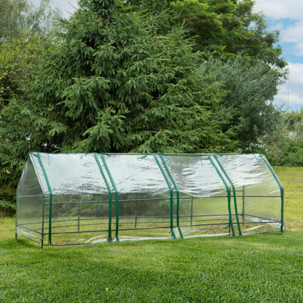 Теплица GREEN APPLE GA-House-4х-frame 3600х900х900 мм 4 отсека | Теплица