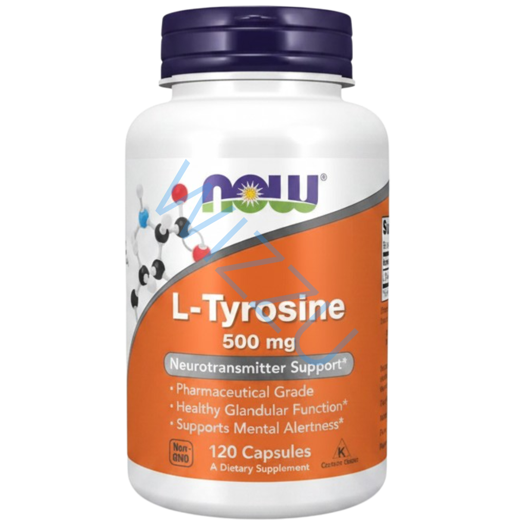 NOW - L-Tyrosine / 500 mg / 120 vcaps
