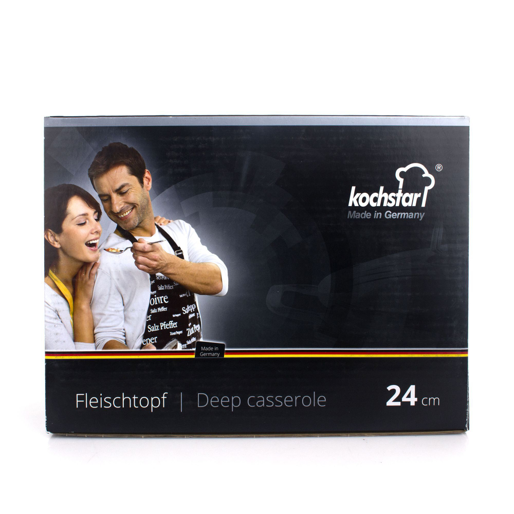 Кастрюля 2.8л Kochstar Metallica Solid Onyx Германия упаковка